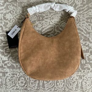 4th & Reckless UNA faux suede crescent bag